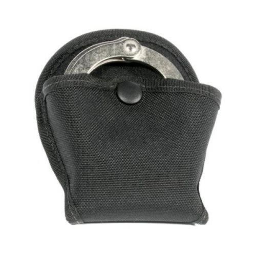Blackhawk! Black Open Cuff Case - Reholster Cuffs With One Hand - 44A150Bk