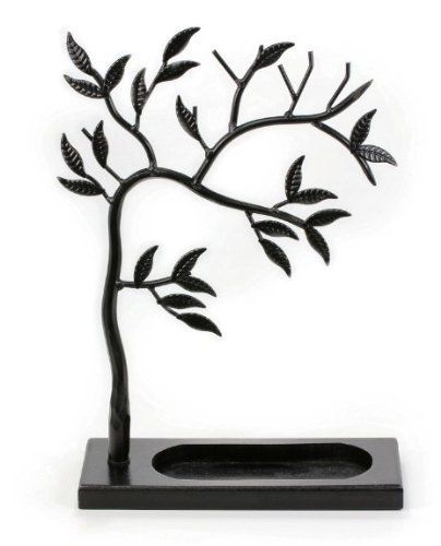 LilGift Metal Jewelry Tree - Necklace, Bracelet, Earring and Ring Jewelry Holder