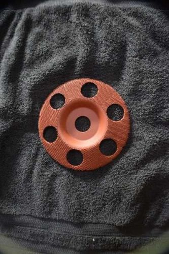 Sanding disc’s (flat face)) sd570h 7/8 bore red 5 inch diameter for sale