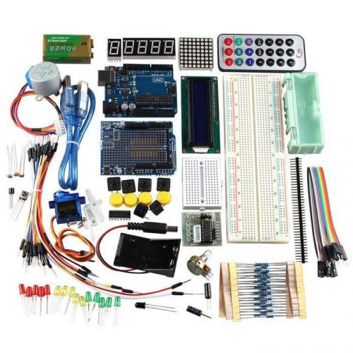 R3 UNO Learning Kit for Arduino With Stepper Motor 1602LCD Sensors Servo