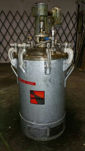 Binks 15 Gal Galvanized Pressure Tank