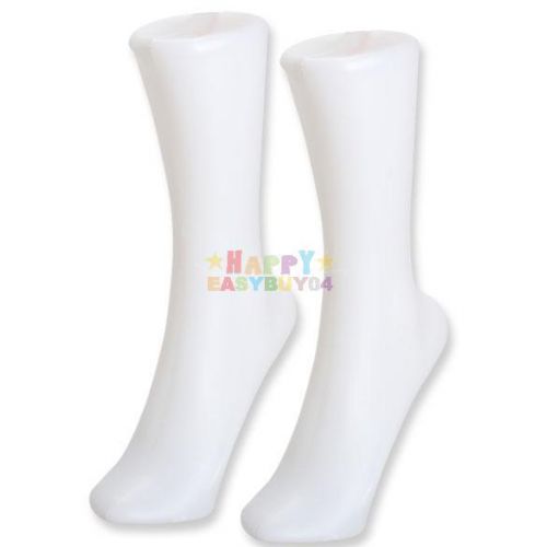 2PCS Female Foot Sock Display Mold Short Stocking Mannequin
