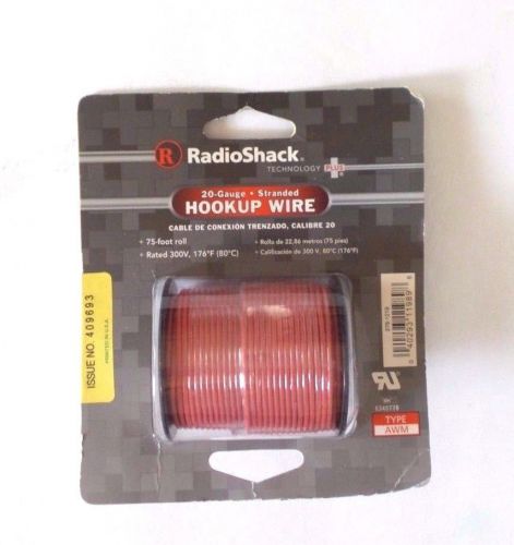 RadioShack Hookup Wire 20-Gauge Stranded 75 foot AWM - Usually Ships in 12hrs!!!