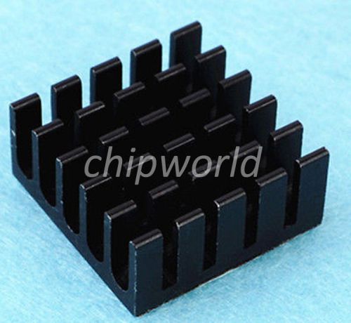 Radiating Fin Routing CPU fin Black Slot 22*22*10mm 22X22X10mm New