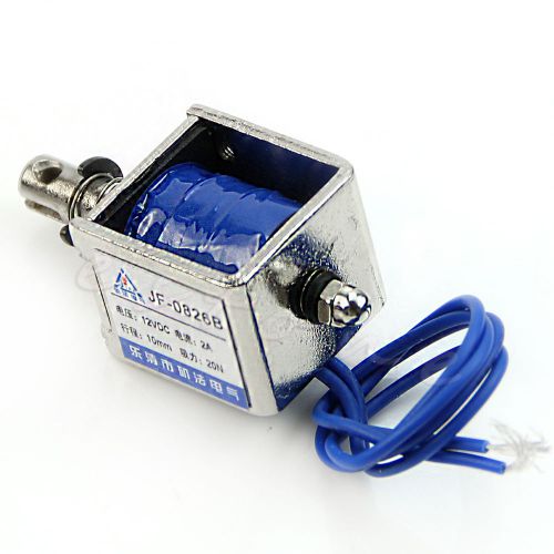 New dc12v/2a reset 10mm 20n push pull type open frame solenoid electromagnet for sale