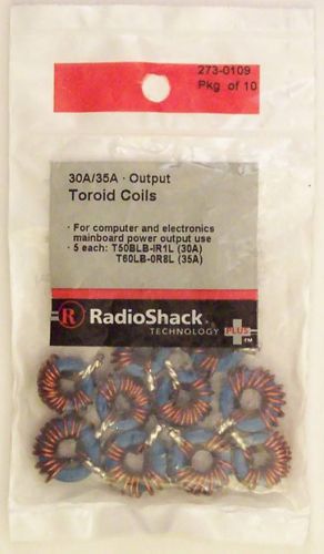 30A/35A Output Toroid Coils ~ T50BLB-1R1L T60LB-0R8L RadioShack 273-0109 10/PK