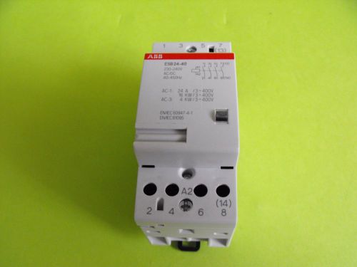 NEW. ABB contactor ESB24-40 230AC/DC GHE3291102R0006