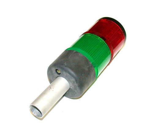 TELEMECANIQUE INCANDESCENT RED AND GREEN LIGHT STACK XVAL3 SERIES