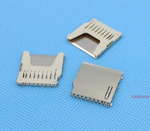 10pcs SD Memory Card Connector Bottom Contact SMD 25mm Length
