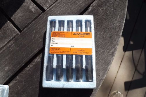 5 NEW Emuge 7/16-14 UNC-2B Straight Fluted Tap Drills Made In Germany Free Ship