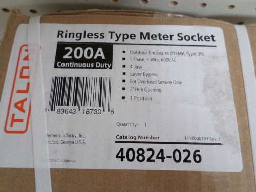200A TALON Ringless Type Meter Socket