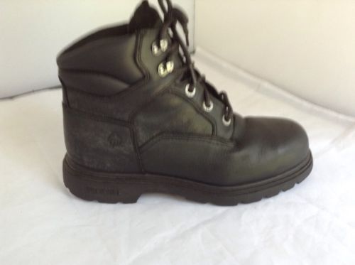 Wolverine stonk leather sz 8.5us black men&#039;s boots work for sale