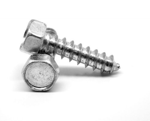 #14-10 x 3&#034; coarse sheet metal screw hex hd type a zinc plated pk 50 for sale