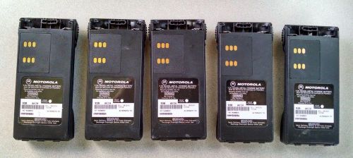Lot of 5 Motorola OEM Battery HT750 HT1250 HT1550 PRO5150 PRO7150 PRO9150 MTX850