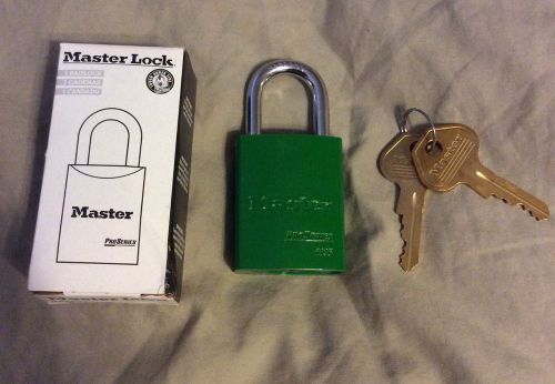 Lockout padlock, ka, hi-vis green, 1/4in. 6835kagrn by masterlock for sale