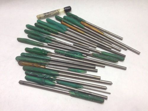MIXED LOT OF 20+ REAMERS HSS Mostly .123” TO 3/16” And Other Made In USA!!
