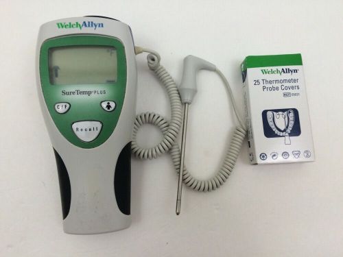 Welch Allyn SureTemp Plus M690 Thermometer w/ 1 Box  of 25 UNOPENED Probe Covers