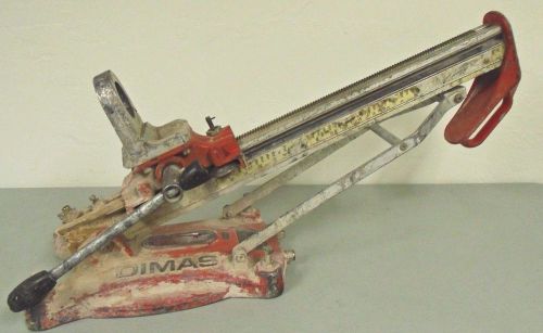 DIMAS INDUSTRIAL VERTICAL CONCRETE DRILL * CORE STAND * NO RESERVE * FAST S&amp;H