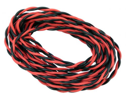 10 Ft precut 22awg twisted battery wire By ServoCity Part # BW22-10