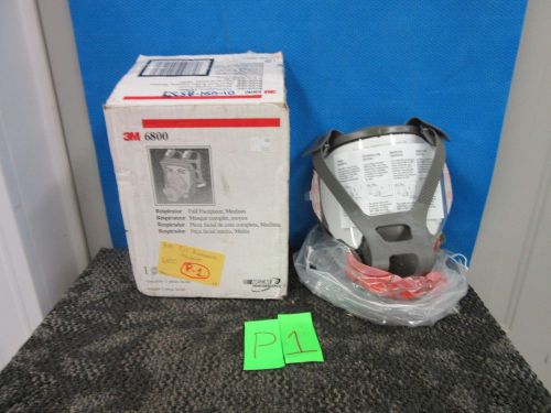 3m 6800 medium full facepiece mask respirator shield 42cfr84 niosh lightweight for sale