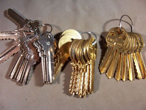 3 - sets  yale y1 ,schlage c1  depth  keys  0-9  and kwikset 1-7       locksmith for sale