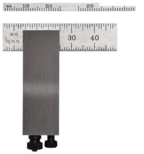 Starrett 453mc millimeter reading diemakers square w/ metric standard, narrow for sale