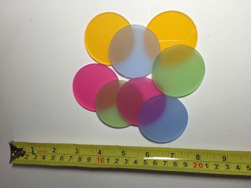 2&#034; dia. laser cut frosted acrylic disk  package of 50pcs for sale