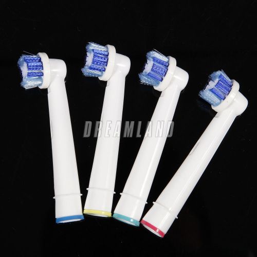 4* new electric toothbrush replacement heads for braun oral b vitality precision for sale