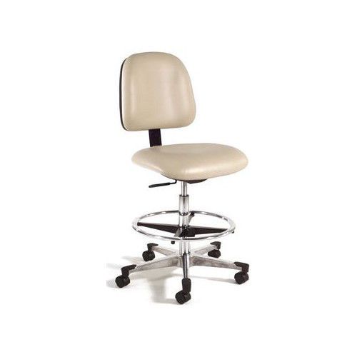 Intensa height adjustable laboratory stool with back for sale