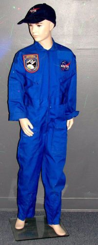 NASA Flight suit, size 10 with hat and patches