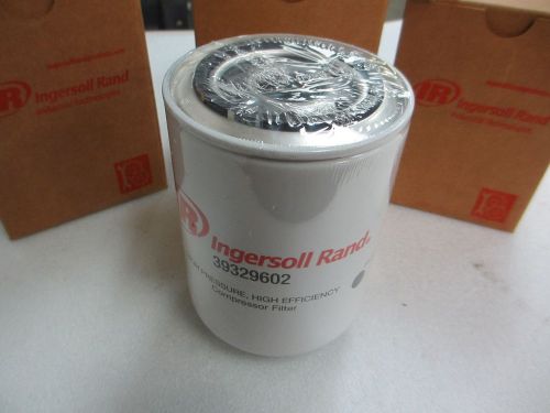 Ingersoll Rand Air Comressor Filter, 39329602, High Press. &amp;  Eff. (Lot of 3)