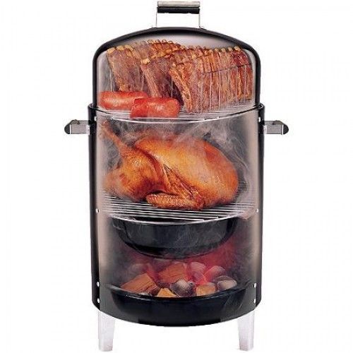 Charcoal Smoker Grill BBQ Pit Cooker Outdoor Meat Barbecue Cooking Box Tailgate