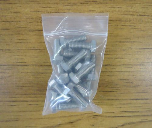 Lot of 20 Stainless Steel Hex Bolts 3/8&#034; - 16 x 1&#034; (Fully Threaded)