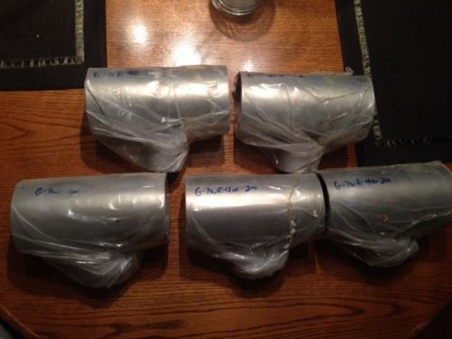 Tee Tube Reducer, Weld Fitting  G-7WR-400-200 lot of 5 pcs