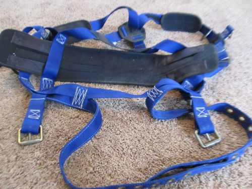 Fall protection body harness with 3 d-ring  falltech paded xl-xxl comfort for sale