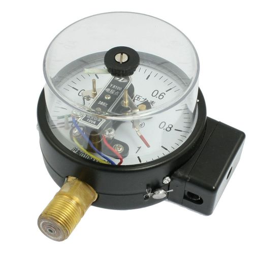 0-1.0mpa pneumatic air electric contact pressure gauge ac 380v 10va for sale