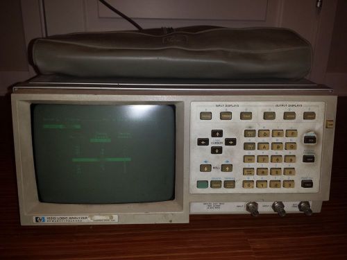 WORKING HP 1631D Logic Analyzer w/ 5 pods &amp; 2 analog probes - Upgraded from 1630