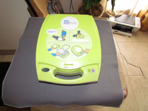 Zoll aed plus with carrying case, adult pads and new batteries for sale