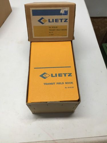 Lietz. Engineers Transit Field Book 8152-00, This Is A Full Box 6 Copies