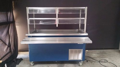 USED Shelleyglas KCSC-60 Cold Serving Station with Refrigerated Storage