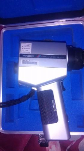 Konica Minolta CS-100 CS100 Color &amp; Luminance Colorimeter Chroma Meter w/Case