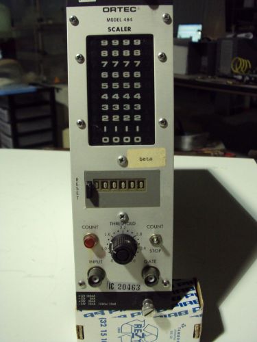 Ortec 484 Scaler, un-tested, nimbin nuclear plug-in