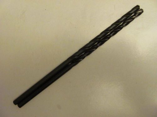 TWO (2) NEW TAPER LENGTH DRILLS  #13  .185&#034;  HSS  5.7&#034; OAL
