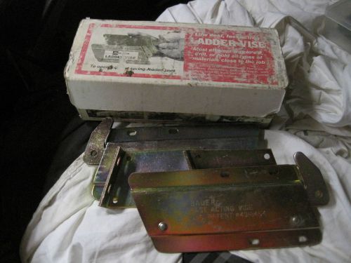 Bauer ladder vise-spring loaded jaws to hold material close to job for sale