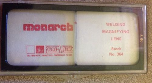 Monarch fibremetal welding magnifying lens stock no.364 for sale