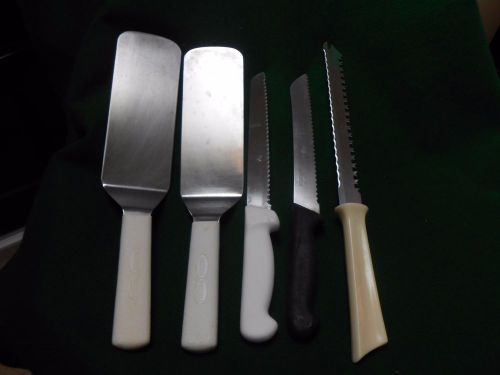 Used Restaurant Utensils Dexter Russell Spatulas Turner Quikut Singer Knives