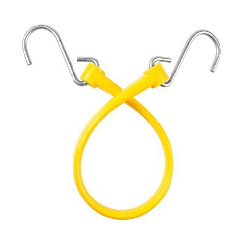 NEW The Perfect Bungee 13-Inch Strap with Stainless Steel S-Hooks  Yellow