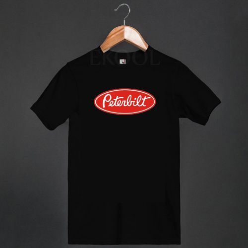 Peterbilt Motors Manufacturing Trucks New Logo Black T-Shirt