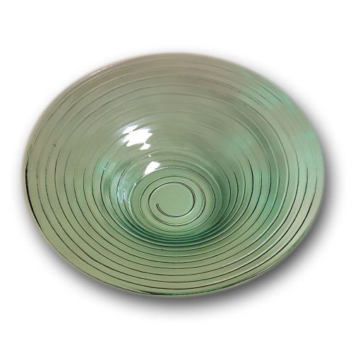 American Metalcraft GBG19 Glacier Green 18-1/2&#034; Round Glass Bowl