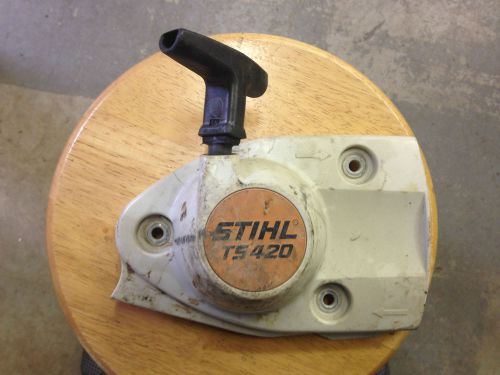 Stihl TS420 pull start cover TS 420 Chop Saw Concrete Saw pullstart